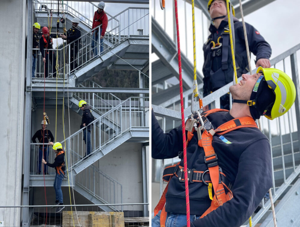 PSA gegen Absturz Schulung der IPSG GmbH in Kundl Tirol